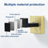 Towel Hooks for Bathrooms, Black & Gold Towel Hook for Kitchen Bathroom, SUS304 Stainless Steel Coat Hook, Square Heavy Duty Robe Hooks for Hangin...
