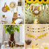 Stiesy 50 Pcs Sunflower Theme Chunky Bubblegum Beads Gumball Rhinestone Jumbo Plastic Beads Extender Chains Beading Wire for Crafts Jewelry Making...