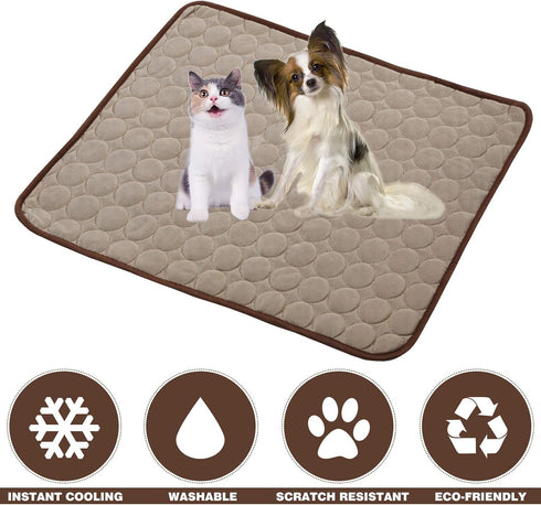 Dog Cooling Mats Pet Cooling Mats Dog Sleeping Mats Dog Cooling Pads Dog Bed Mats Cat Bed Mats Cats Cooling Pad Cool Self Cooling Mat Pet Summer C...