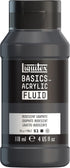 Liquitex BASICS Acrylic Fluid Paint, 118ml (4-oz) Bottle, Iridescent Graphite...