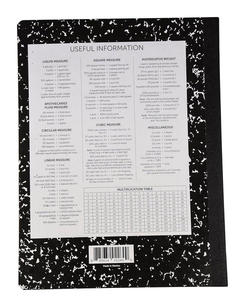 School Smart 1335763 Stiff Picture/Story Composition Book, 100 Sheets, 9-3/4 x 7-1/2 Inches...