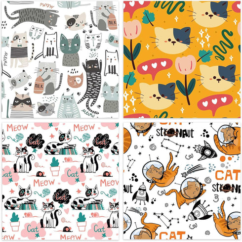 48 Sheets 24 Designs Scrapbook Paper Pad, 6"×6" Single-Sided Decopodge Craft Paper,Cardstock Paper,Scrapbooking DIY Decorative Background Cardmaki...