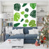 Large Tropical Leaf Stencils for Painting on Wood Wall Reusable Leaves Fern Palm Stencils for Crafts Canvas Furniture Wall Drawing Card Making Pat...