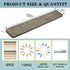 8Pcs Bulletin Board Strips, Camel-Brown Felt Pin Board Bar Strips with 50 Pushpins, Self-Adhesive Felt Cork Board Strips for Wall to Display Your ...