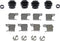 Dorman HW13517 Front Disc Brake Hardware Kit Compatible with Select Models...