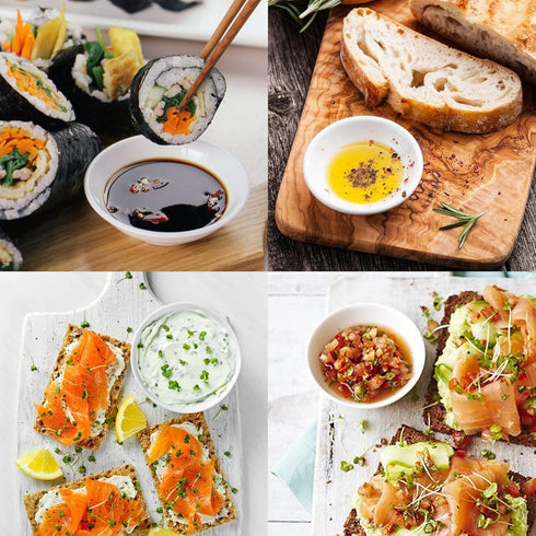 UIBFCWN Sauce Dish Dipping Bowls, 12 Pack Ceramic Dip Bowls Set, 1.2 Oz Soy Sauce Dish, White Dipping Bowls Bulk, Asian Sauce Bowls for Ketchup, B...