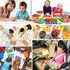 Stencil Drawing Kit for Kids, 25 Pcs Plastic Drawing Stencils with 400+ Shapes, Great Birthday Gift for Boy Girl...