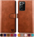 SUANPOT Galaxy Note 20 Ultra 5G Wallet Case - RFID Blocking Leather, Card Holder, Flip Folio, Light Brown...