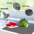 2 Pack Microfiber Dish Drying Mat,24*17 Inch Absorbent Dish Drainer Kitchen Counter,Large Drying Pad for Countertop, Rack and Under Sink(Gray)...