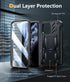 FNTCASE for iPhone 11 Pro Case: Military Grade Shockproof Dual Protective Cell Phone Cover with Kickstand - Rugged Full Protection Matte Textured ...