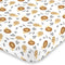 NoJo Lion Brown, Grey & Yellow Fitted Super Soft Crib Sheet, Brown, Grey, Yellow...