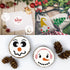 64 Pieces Small Christmas Stencils Reusable, Christmas Ornament Stencils Xmas Holiday Stencils 3X3 Inch Christmas Stencils for Painting on Wood DI...