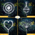 JJGoo Solar Firework Lights, 2 Pack 120 LEDs 2 Lighting Modes Outdoor Waterproof for Garden Patio Walkway Pathway Party Wedding Christmas Decorati...