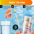 Complete Water Testing Kits for Drinking Water 100 Strips + 2 Bacteria Tester Kits 17 in 1 Well, Tap, Drinkling Water, City Water Testing Strips (...