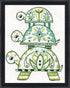 Design Works Crafts Turtle Pile-up Counted Cross Stitch Kit, White, by The Yard......