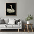 Posterizer 1 pcs-minimalist art-elegant serene scene of a lone swan 1-Art for Animal Lovers Gift for Art Lovers Decorations for Bedroom, Office, L...