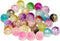 Mixed Color Acrylic Crackle Round Beads Transparent Plastic Loose Beads for DIY Craft Jewelry Making (12mm - 100pcs)...