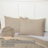 VHC Brands Sawyer Mill Ticking Stripe Sham, Standard 21x27, Charcoal Grey...