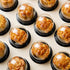 EchoDone Clear Plastic Mini Cupcake Boxes Muffin Pod Dome Single Container Box Wedding Birthday Gifts Boxes Supplies 50 Pack (Black)...