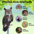 Bird Scarer, 2Pack Fake Owl Hanging Owl to Keep Birds Away Reflective Hanging Bird Decoration to Keep Birds Away from Garden Patio Windows...