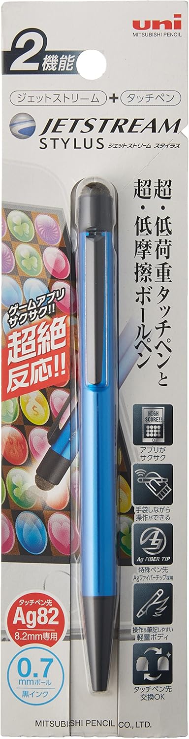 uni Jetstream Stylus Single Knock, Shinny Blue (SXNT82-350-07P33)......
