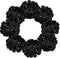 10pcs Hydrangea Silk Flowers Heads with Stems Artificial Hydrangea Flowers for Wedding Home Party Baby Shower Decor (Black)...