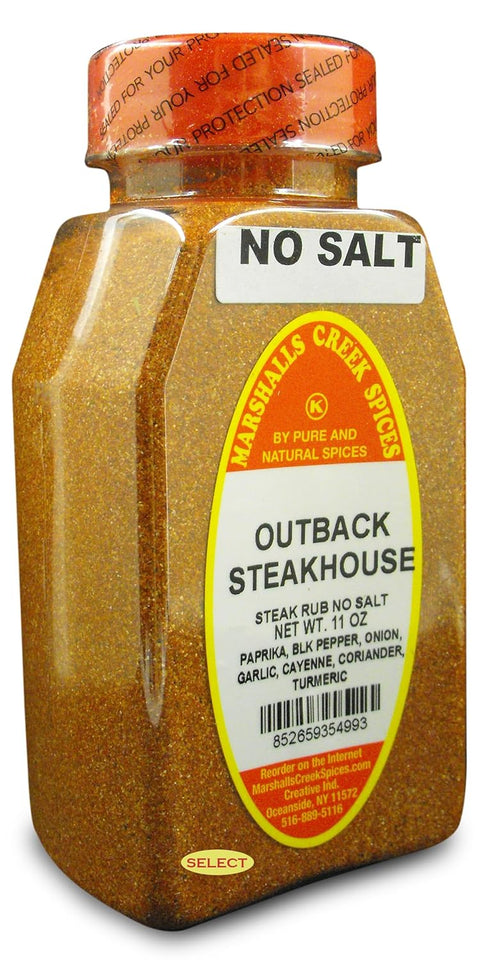 Marshalls Creek Spices, Select AUSSIE STYLE STEAK RUB, No Salt, Compare to OUTBACK STEAKHOUSE® 11 ounces...