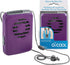 O2COOL Battery Powered Deluxe Necklace Fan For Personal Cooling With Adjustable Lanyard (Purple)...