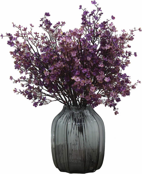 JAKY-Global Babys Breath Fabric Cloth Artificial Flowers 6 Bundle European Fake Silk Plants Decor Farmhouse Wedding Party Decoration Bouquets Real...