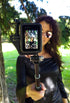 Black Vertical Mount for GoPro Hero 4/5/6/7/8/9, DJI Osmo Action, Compatible with iPhone...