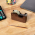 IMEEA Tape Dispenser Natural Walnut Wood Desktop Tape Dispenser Tape Cutter for Gift Wrapping Office Home School and Crafts...