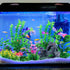 Fish Tank Accessories Artificial Plants, 9pcs Green Aquarium Decorations Plants and Cave Rock Decor Set, Aquarium Decor Plastic Plants...