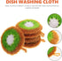 CALLARON 5Pcs Dishwashing Pad Acrylic Dish Towel Scrubbing Dish Sponge Pot Cleaning Sponges Kitchen Cleaning Vegetable Scrubber Dishwashing Scrubb...