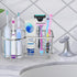 Simple Houseware Multi-Functional 6 Slots Toothbrush Holder, Chrome...