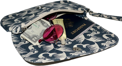 bungalow 360 Wristlet Clutch...