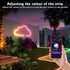 Led Neon Rope Lights DIY RGB Neon Strip Lights,Control with App,Flexible Led Rope Lights,Multiple Modes,IP65 Outdoor Waterproof,Music Sync Gaming ...