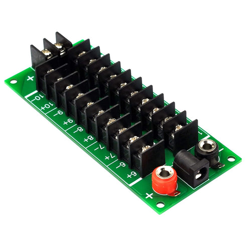 20Amp 2x10 Position Barrier Terminal Block Distribution Module for AC DC...