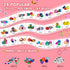 Gionlion 1000PCS Polymer Clay Beads Bracelet Making kit, 24 Style Cute Fun Fruit Flower Rainbow Animal Heart Star Beads Charms for Jewelry Necklac...