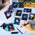 HOBBY HORSE 24 Pieces Outer Space Mini Spiral Notepad Solar System Mini Notebook in 12 Designs for Outer Space Party Favors, 3.54 x 2.36 Inch...