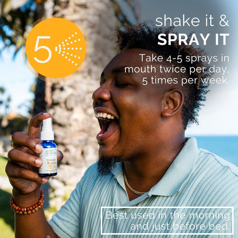 Siddha Remedies Throat & Voice Homeopathic Oral Spray for Sore, Strained Throat | Helpful for Releasing Stress in Throat and Neck | 100% Natural H...