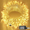 Ollny String Lights 120LED 40FT, Warm White Fairy Lights Waterproof Connectable Timer, 8 Modes Plug in Christmas Lights for Bedroom Outdoor Party ...