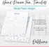 Outshine Premium Recipe Paper for 8.5" x 11" Recipe Binders, Farmhouse Design (50 Sheets) | Full Size Recipe Refill Pages for Binder | Recipe Card...