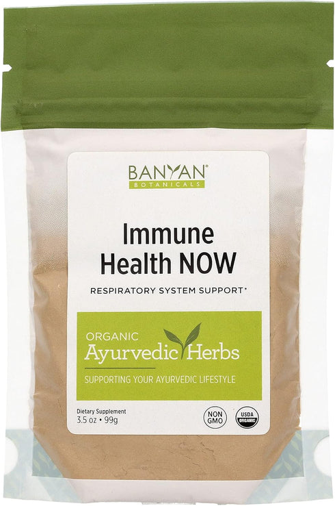 Banyan Botanicals Immune Health NOW – Organic Herbal Immune Booster - Powdered Mix of Herbs for Lungs, Respiratory & Immune System Support* – 3.5o...