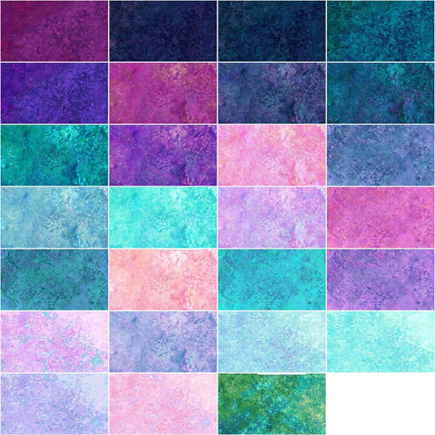 Linda Ludovico Stonehenge Gradations II Crystal Chips 42 5-inch Squares Charm Pack Northcott, Assorted, CGRAD42-470...