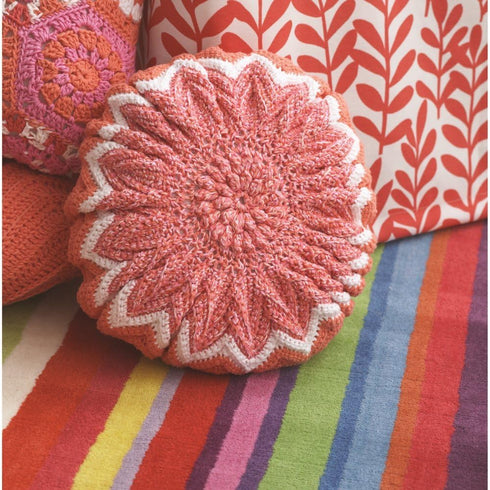 Lily Sugar 'N Cream The Original Solid Yarn, 2.5oz, Medium 4 Gauge, 100% Cotton - Tea Rose - Machine Wash & Dry......