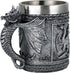 Medieval Roaring Dragon Mug - Dungeons and Dragons Beer Stein Tankard Drink Cup - 15.8oz Stainless Coffee Mug for GOT Dragon Lovers Collector Idea...