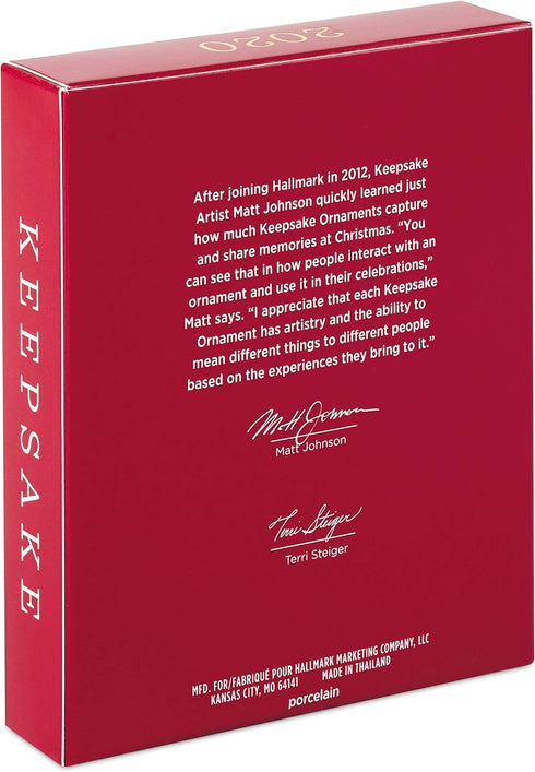 Hallmark Keepsake Christmas Ornament 2020, An Irish Toast Sláinte, Porcelain (1799QGO1991)...