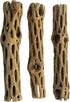 Awesome Aquatic Natural Cholla/Choya Wood 3 Pieces 6” for Shrimp Habitat and Food Treat Hermit Crabs Plecos Aquarium Decoration Lowers pH Hideouts...