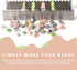 UPTTHOW Bead Baking Rack, Polymer Clay Tools, Drying Rack for Polymer Clay Jewelry Making Tool with 20 Skewers...