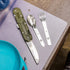 ASR Outdoor 6 in 1 Camping Utensil Camp Kitchen Multi-Tool with Carrying Case and Bottle Opener...